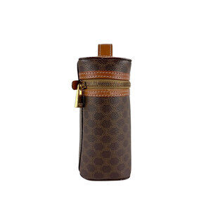 Celine Gold Brown Leather Handbag Macadam